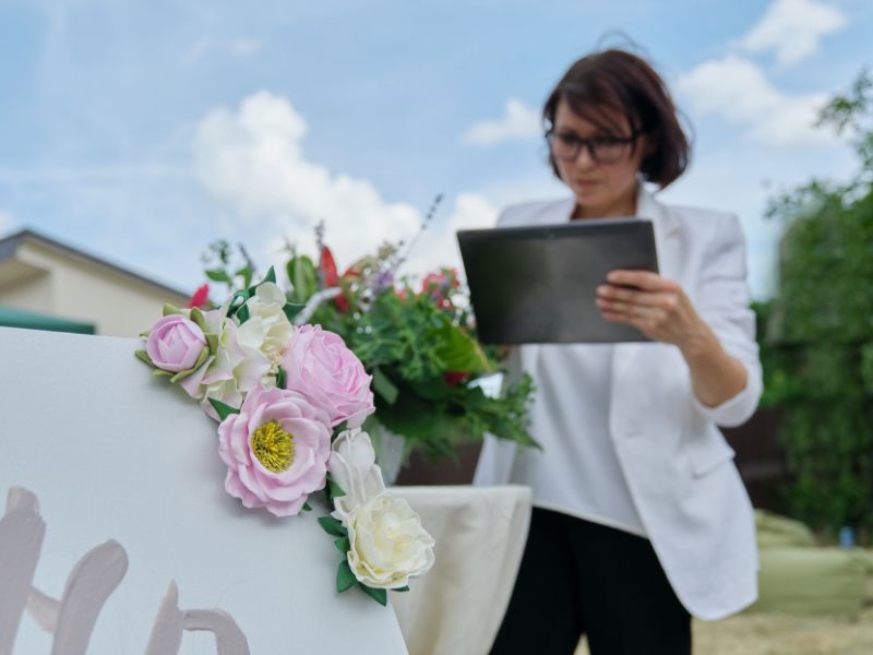 Russay Events organisation d'événement mariage fleurs